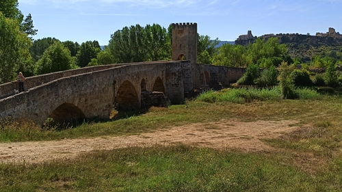 Bridge, Frías, Burgos Province, Spain.