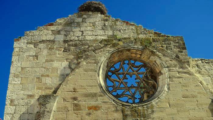 Rosette in Church in Burgos, Spain